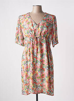 Rochie midi galben C'EST BEAU LA VIE femeie