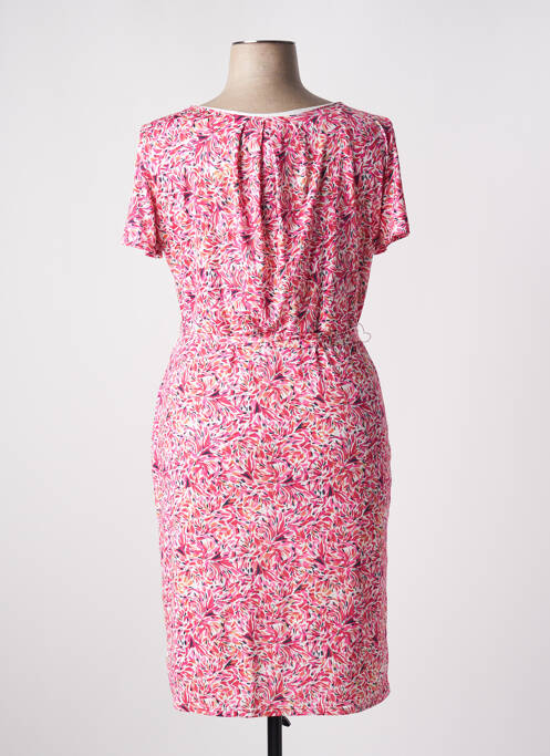 Rochie midi roz JULIE GUERLANDE femeie