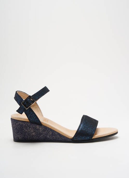 Sandale/Pantofi decupați albastru ALFA femeie