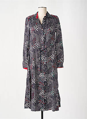 Rochie midi mâneci lungi mâneci lungi negru LOLA ESPELETA femeie