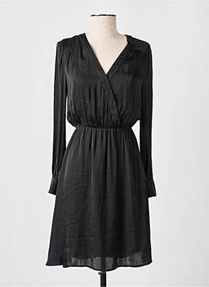 Rochie scurtă mâneci lungi mâneci lungi negru LES P'TITES BOMBES femeie