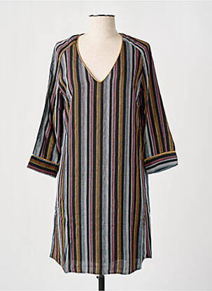 Rochie scurtă mâneci 3/4 mâneci 3/4 negru LOLA ESPELETA femeie