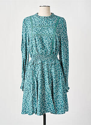 Rochie midi imprimeu fantezie mâneci lungi verde SALSA femeie