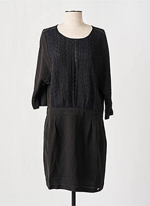 Rochie midi mâneci 3/4 mâneci 3/4 negru LES P'TITES BOMBES femeie