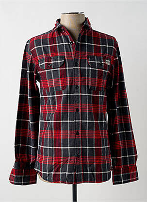 Cămașă cu mâneci lungi roșu JACK & JONES bărbat