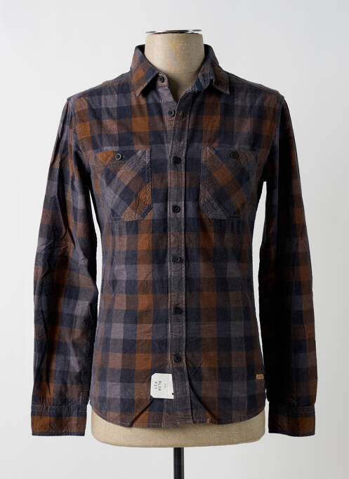 Cămașă cu mâneci lungi albastru EDC bărbat