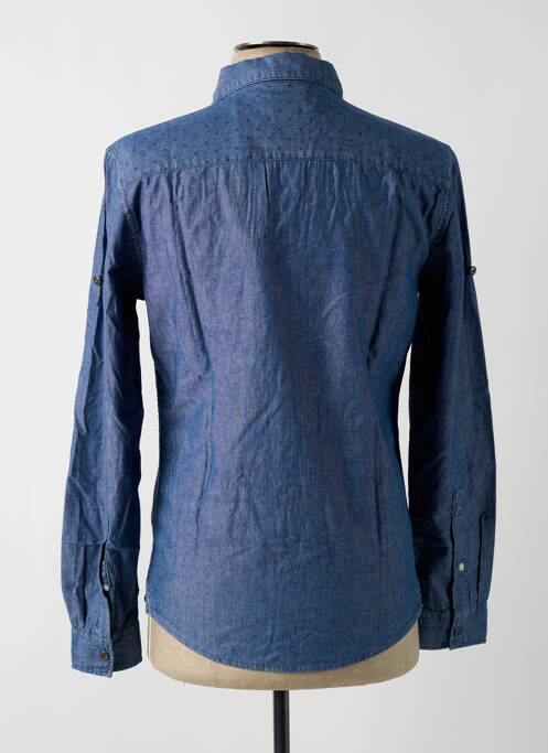 Cămașă cu mâneci lungi albastru EDC bărbat