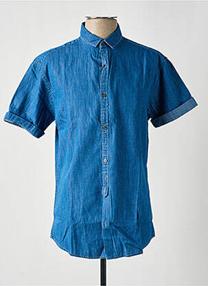 Cămașă cu mâneci scurte albastru JACK & JONES bărbat