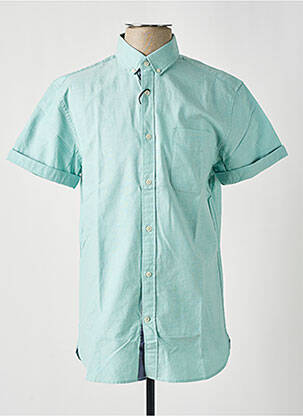 Cămașă cu mâneci scurte verde JACK & JONES bărbat