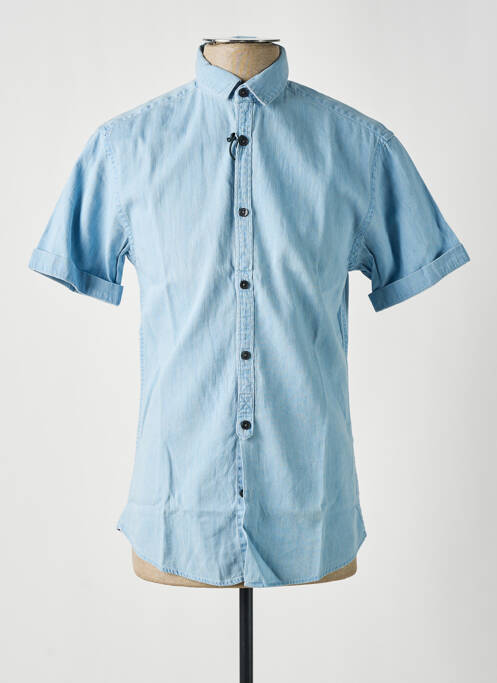 Cămașă cu mâneci scurte albastru JACK & JONES bărbat