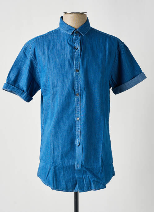 Cămașă cu mâneci scurte albastru JACK & JONES bărbat