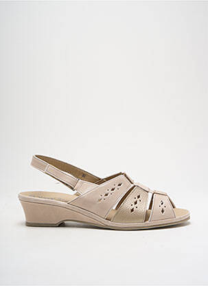 Sandale/Pantofi decupați bej BOISSY femeie