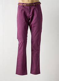 Pantalon chino elasticitate mărime normală violet EDC homme