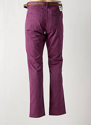 Pantalon chino elasticitate mărime normală violet EDC bărbat