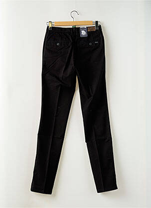 Pantalon chino țesătură poplin mărime normală negru M.E.N.S bărbat