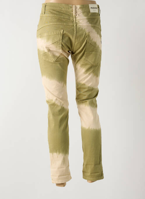 Blugi cu croială slim verde PLEASE femeie