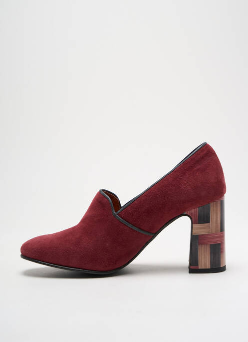 Mocasini violet GOLD BUTTON femeie