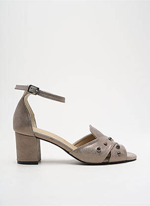 Sandale/Pantofi decupați maro DORKING femeie