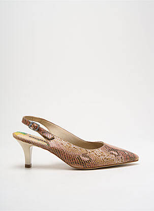 Pantofi cu toc maro DORKING femeie