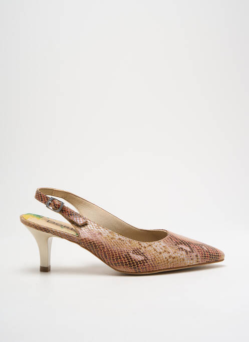 Pantofi cu toc maro DORKING femeie