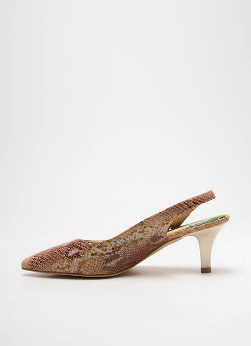 Pantofi cu toc maro DORKING femeie