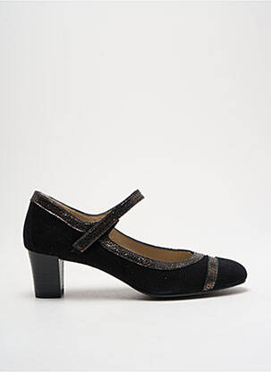 Pantofi cu toc nubuc toc de 4 la 6 cm negru BRENDA ZARO femeie