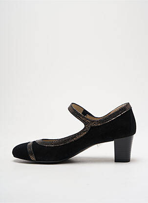 Pantofi cu toc nubuc toc de 4 la 6 cm negru BRENDA ZARO femeie