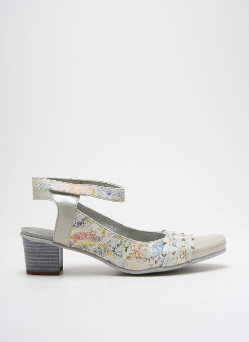 Sandale/Pantofi decupați bej UN TOUR EN VILLE femeie