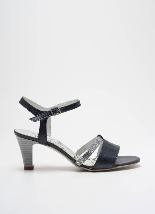 Sandale/Pantofi decupați argintiu UN TOUR EN VILLE femeie