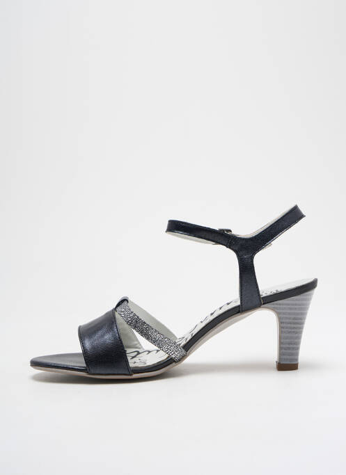 Sandale/Pantofi decupați argintiu UN TOUR EN VILLE femeie