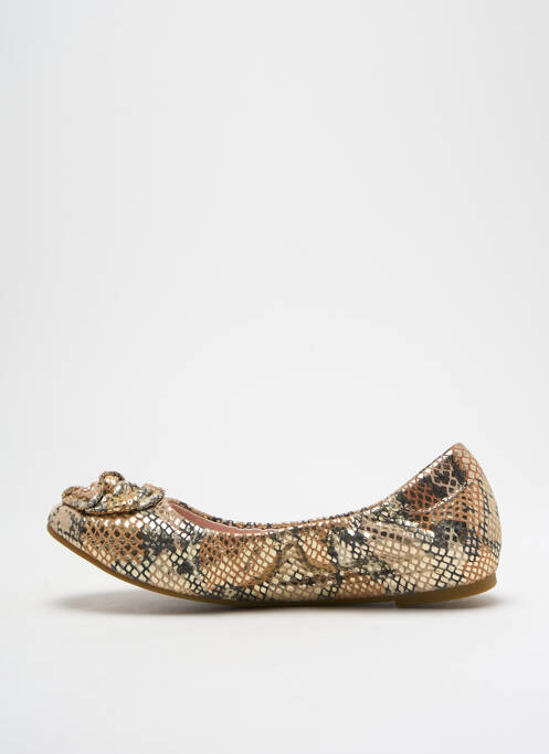 Balerine auriu COULEUR POURPRE femeie