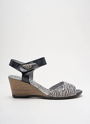 Sandale/Pantofi decupați negru UN TOUR EN VILLE femeie