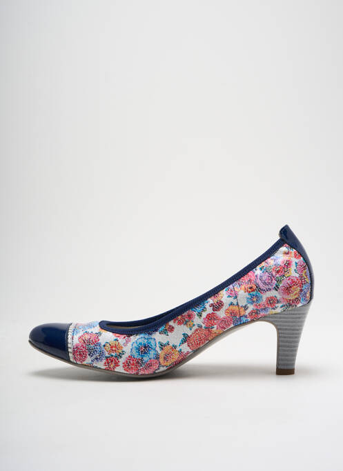 Pantofi cu toc albastru UN TOUR EN VILLE femeie