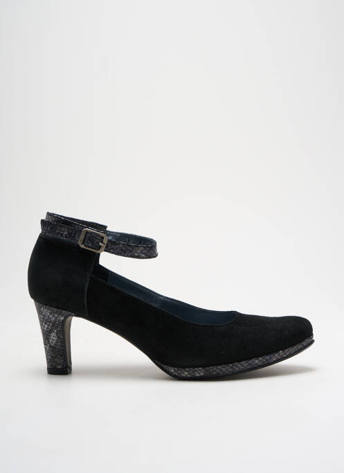 Pantofi cu toc negru UN TOUR EN VILLE femeie