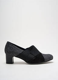 Botine/ghete material neted toc de 4 la 6 cm negru UN TOUR EN VILLE femme