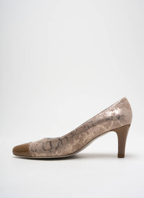 Pantofi cu toc gri UN TOUR EN VILLE femeie