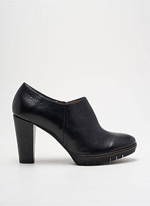 Botine/ghete material neted toc de 7 la 9 cm negru WONDERS femeie