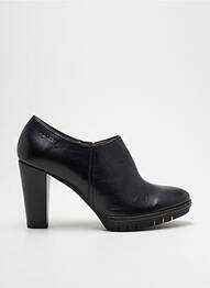 Botine/ghete material neted toc de 7 la 9 cm negru WONDERS femeie
