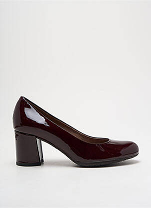 Pantofi cu toc material neted toc de 4 la 6 cm violet WONDERS femeie
