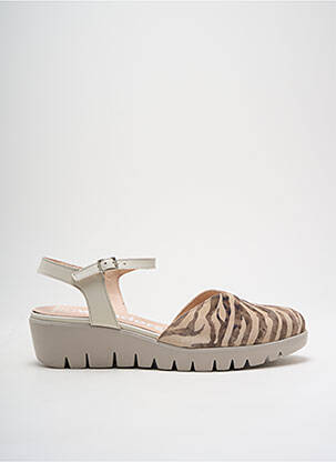 Sandale/Pantofi decupați bej WONDERS femeie