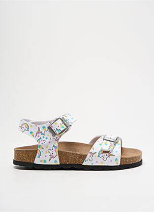 Sandale/Pantofi decupați alb AUTENTI fată