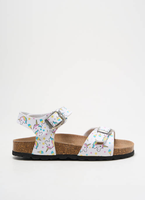 Sandale/Pantofi decupați alb AUTENTI fată