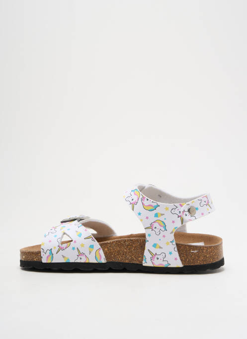 Sandale/Pantofi decupați alb AUTENTI fată