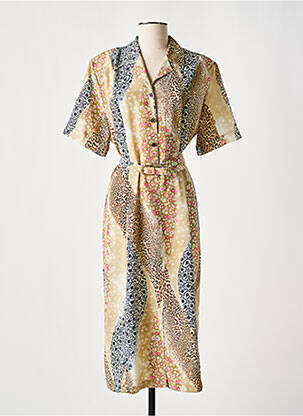 Rochie midi bej GRIFFON femeie