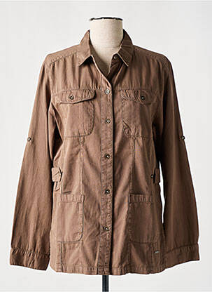 Jachete casual buzunare maro AGATHE & LOUISE femeie
