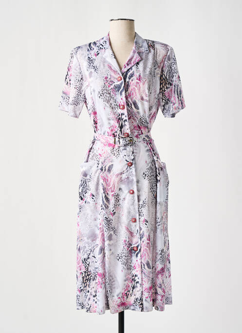 Rochie midi gri GEVANA femeie