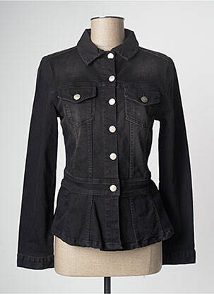 Jachetă de blugi negru PAUL BRIAL femeie