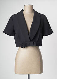 Bolero mâneci scurte negru PAUL BRIAL femme