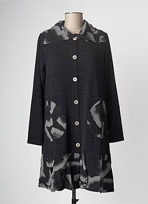 Vestă cu mâneci lungi elasticitate negru G!OZE femme