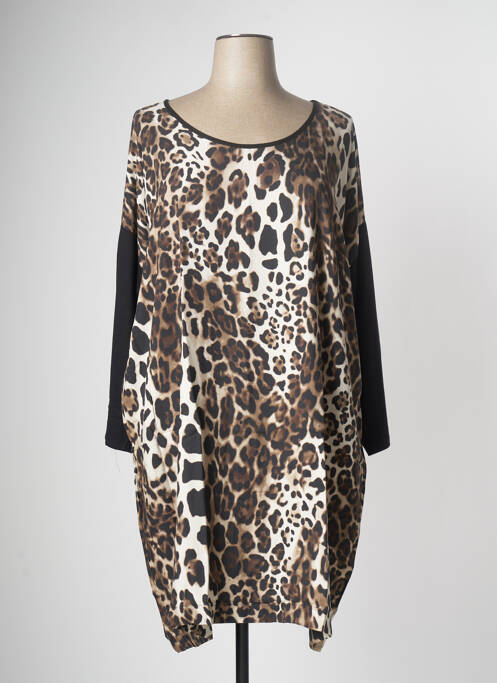 Tunică mâneci lungi maro G!OZE femeie